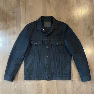 SOLD Pure Blue Japan 13oz Type III black/black denim jacket